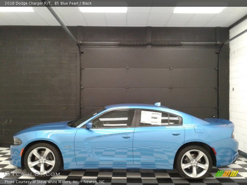 B5 Blue Pearl / Black 2018 Dodge Charger R/T