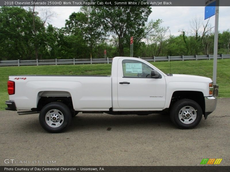 Summit White / Dark Ash/Jet Black 2018 Chevrolet Silverado 2500HD Work Truck Regular Cab 4x4
