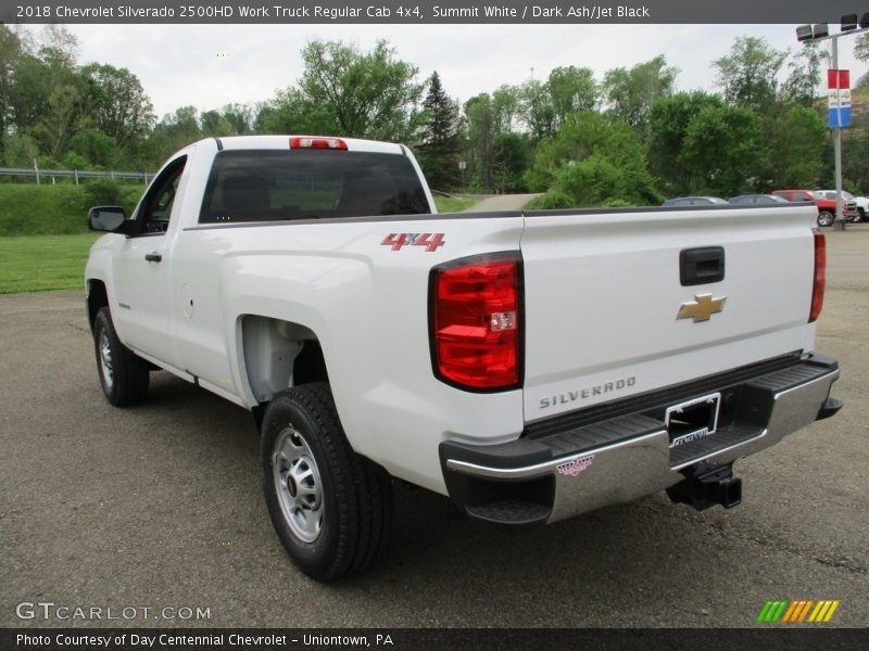 Summit White / Dark Ash/Jet Black 2018 Chevrolet Silverado 2500HD Work Truck Regular Cab 4x4