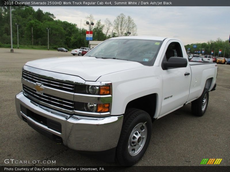 Summit White / Dark Ash/Jet Black 2018 Chevrolet Silverado 2500HD Work Truck Regular Cab 4x4
