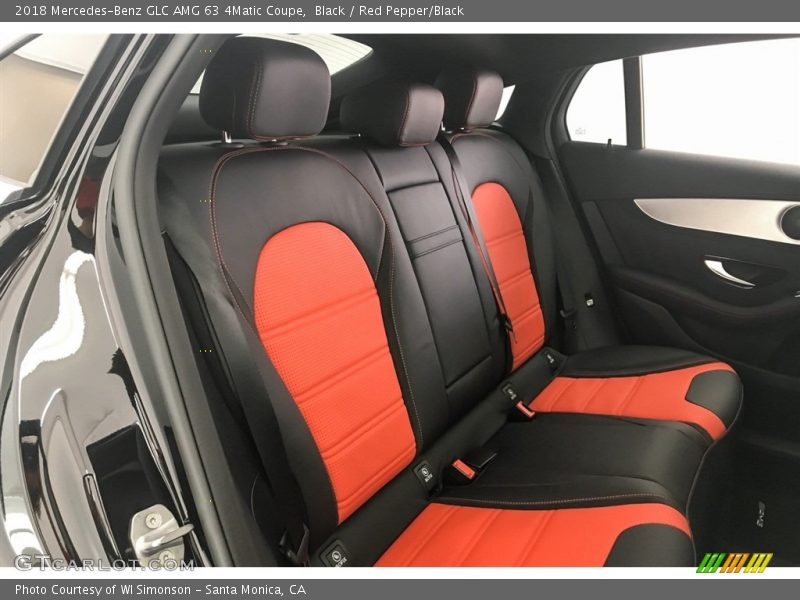 Black / Red Pepper/Black 2018 Mercedes-Benz GLC AMG 63 4Matic Coupe