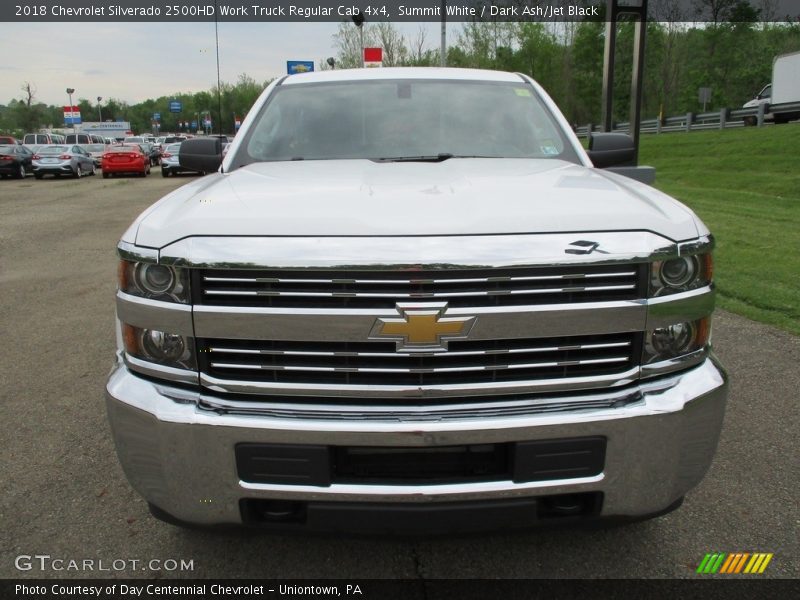 Summit White / Dark Ash/Jet Black 2018 Chevrolet Silverado 2500HD Work Truck Regular Cab 4x4