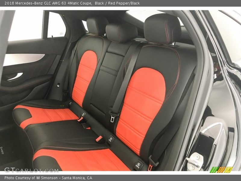Black / Red Pepper/Black 2018 Mercedes-Benz GLC AMG 63 4Matic Coupe