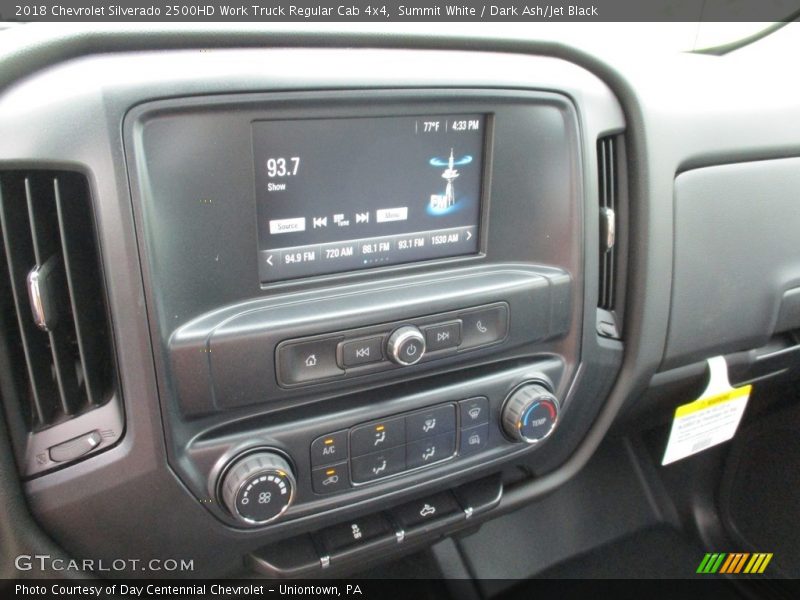 Summit White / Dark Ash/Jet Black 2018 Chevrolet Silverado 2500HD Work Truck Regular Cab 4x4