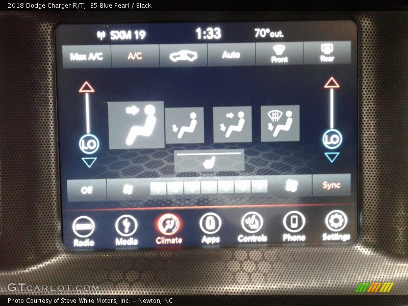 B5 Blue Pearl / Black 2018 Dodge Charger R/T