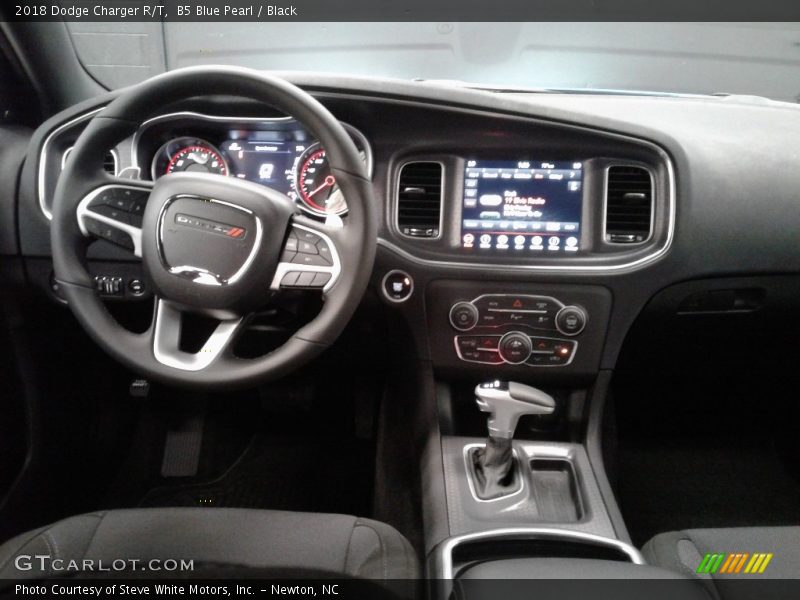 B5 Blue Pearl / Black 2018 Dodge Charger R/T