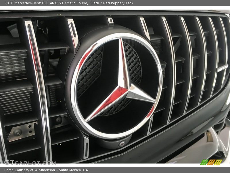 Black / Red Pepper/Black 2018 Mercedes-Benz GLC AMG 63 4Matic Coupe