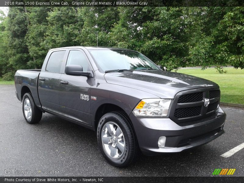 Granite Crystal Metallic / Black/Diesel Gray 2018 Ram 1500 Express Crew Cab