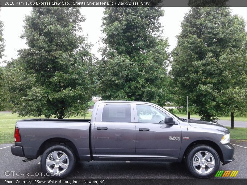 Granite Crystal Metallic / Black/Diesel Gray 2018 Ram 1500 Express Crew Cab