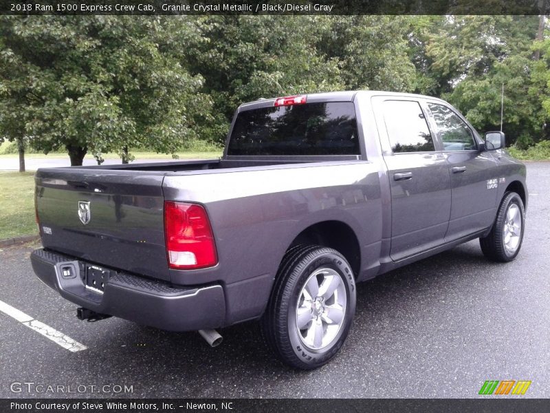 Granite Crystal Metallic / Black/Diesel Gray 2018 Ram 1500 Express Crew Cab