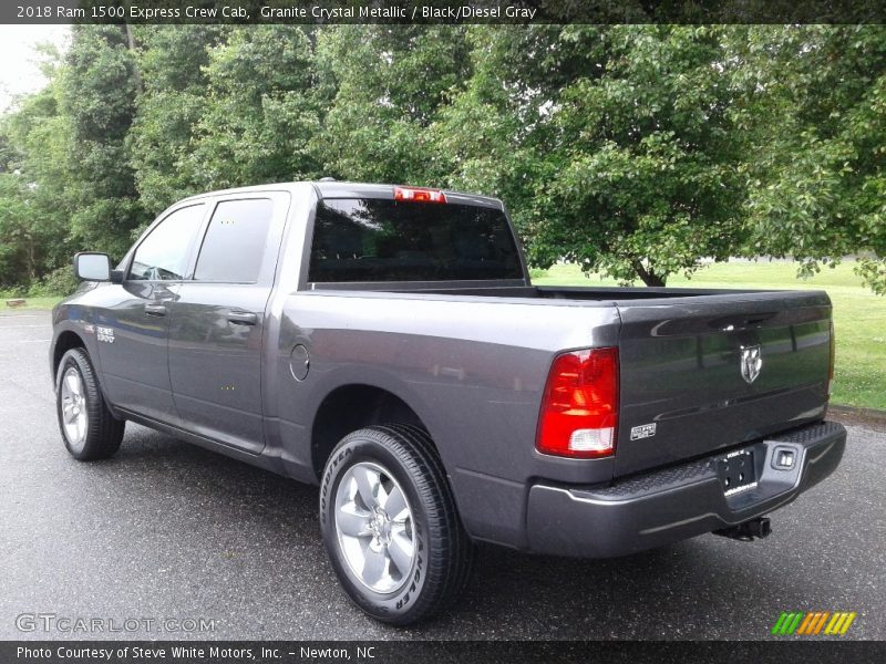 Granite Crystal Metallic / Black/Diesel Gray 2018 Ram 1500 Express Crew Cab