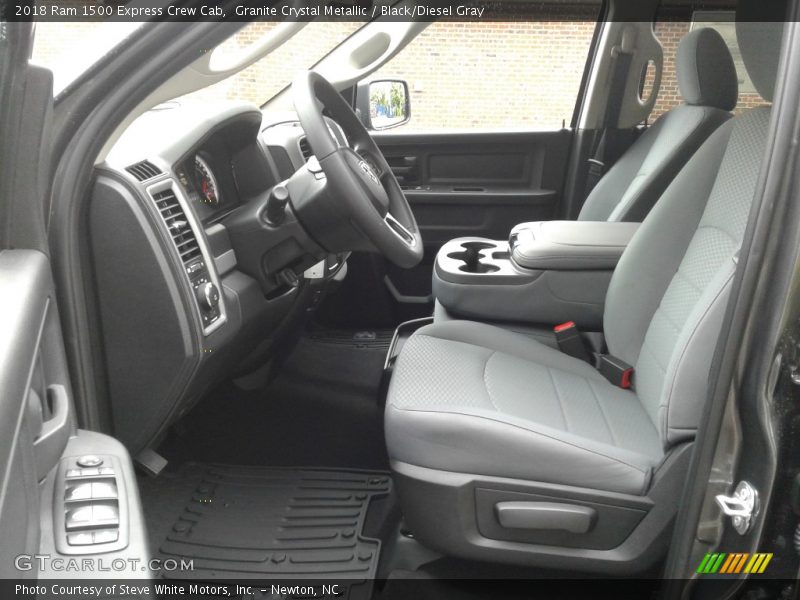  2018 1500 Express Crew Cab Black/Diesel Gray Interior