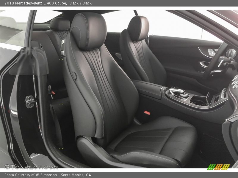 Black / Black 2018 Mercedes-Benz E 400 Coupe
