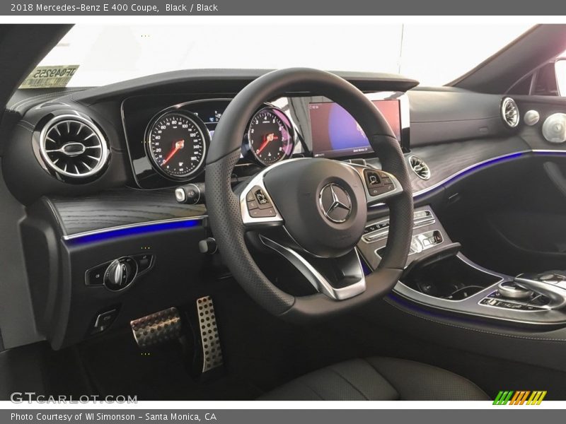 Black / Black 2018 Mercedes-Benz E 400 Coupe