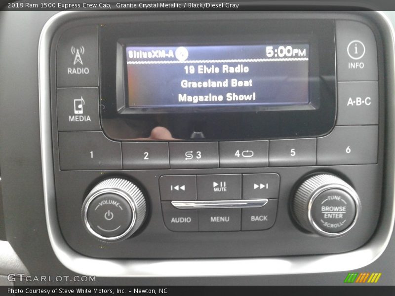 Granite Crystal Metallic / Black/Diesel Gray 2018 Ram 1500 Express Crew Cab