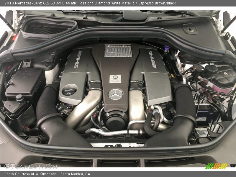  2018 GLS 63 AMG 4Matic Engine - 5.5 Liter AMG biturbo DOHC 32-Valve VVT V8