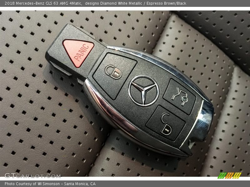 Keys of 2018 GLS 63 AMG 4Matic