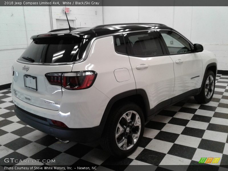 White / Black/Ski Gray 2018 Jeep Compass Limited 4x4