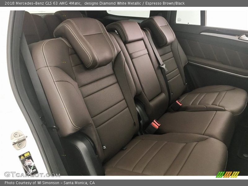 Rear Seat of 2018 GLS 63 AMG 4Matic