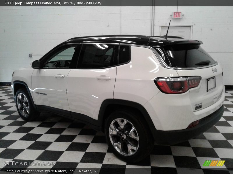 White / Black/Ski Gray 2018 Jeep Compass Limited 4x4