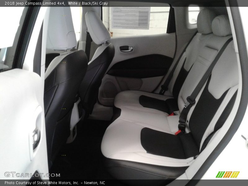 White / Black/Ski Gray 2018 Jeep Compass Limited 4x4