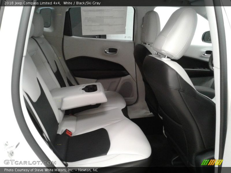 White / Black/Ski Gray 2018 Jeep Compass Limited 4x4