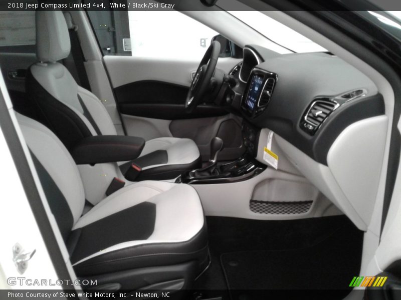 White / Black/Ski Gray 2018 Jeep Compass Limited 4x4