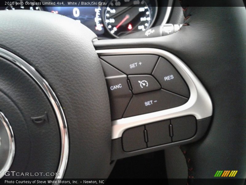 White / Black/Ski Gray 2018 Jeep Compass Limited 4x4