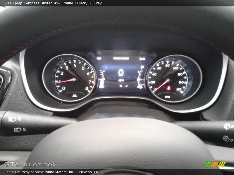 White / Black/Ski Gray 2018 Jeep Compass Limited 4x4