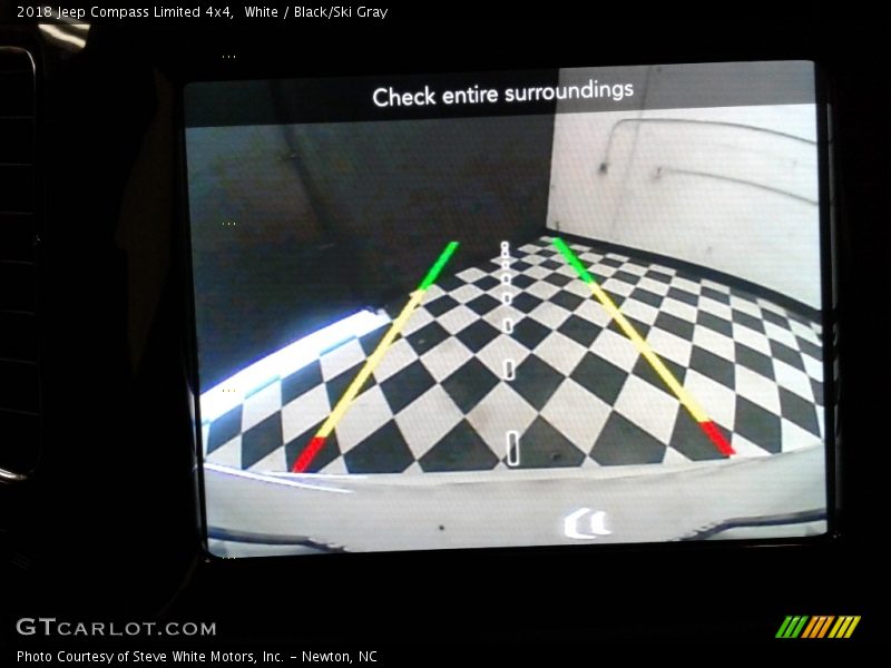 White / Black/Ski Gray 2018 Jeep Compass Limited 4x4