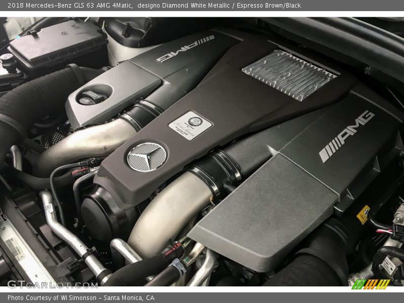  2018 GLS 63 AMG 4Matic Engine - 5.5 Liter AMG biturbo DOHC 32-Valve VVT V8