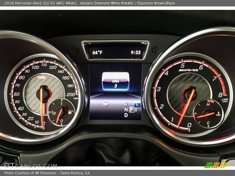  2018 GLS 63 AMG 4Matic 63 AMG 4Matic Gauges