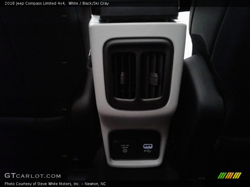 White / Black/Ski Gray 2018 Jeep Compass Limited 4x4
