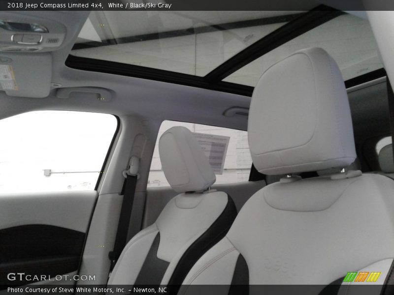 White / Black/Ski Gray 2018 Jeep Compass Limited 4x4