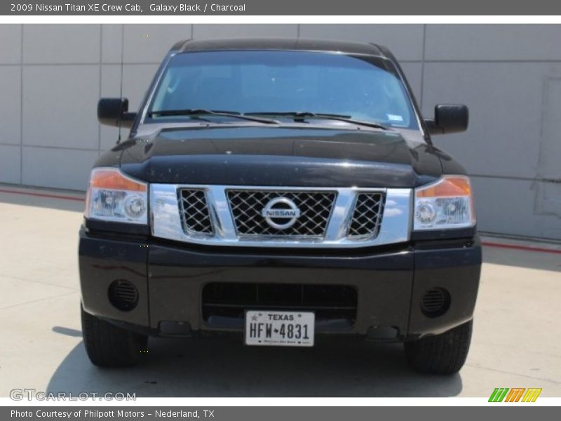 Galaxy Black / Charcoal 2009 Nissan Titan XE Crew Cab