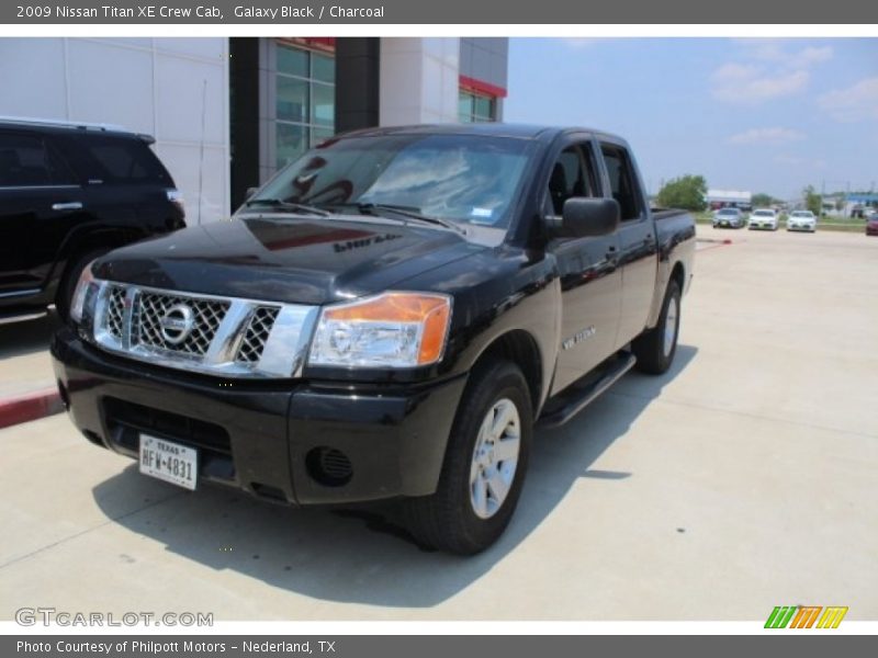 Galaxy Black / Charcoal 2009 Nissan Titan XE Crew Cab