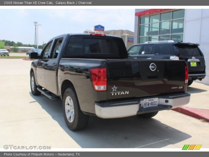 Galaxy Black / Charcoal 2009 Nissan Titan XE Crew Cab