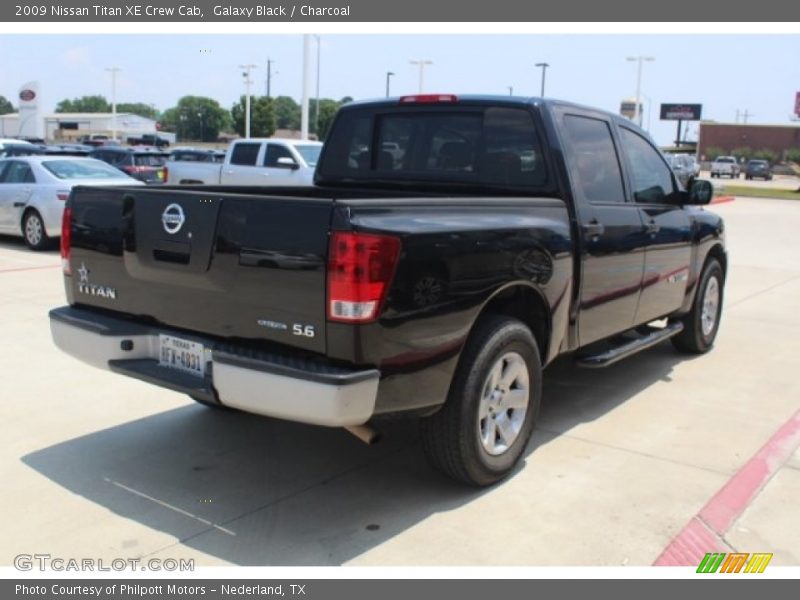 Galaxy Black / Charcoal 2009 Nissan Titan XE Crew Cab