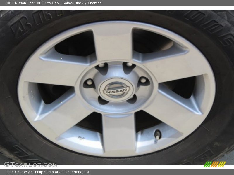 Galaxy Black / Charcoal 2009 Nissan Titan XE Crew Cab