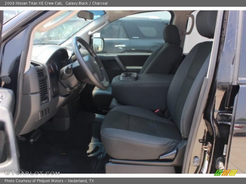 Galaxy Black / Charcoal 2009 Nissan Titan XE Crew Cab
