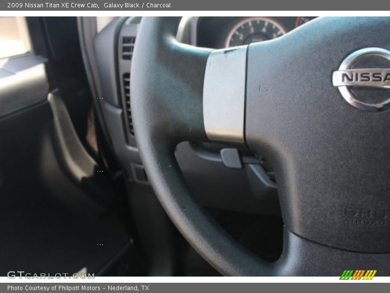 Galaxy Black / Charcoal 2009 Nissan Titan XE Crew Cab