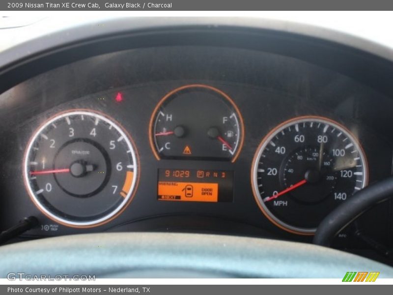 Galaxy Black / Charcoal 2009 Nissan Titan XE Crew Cab
