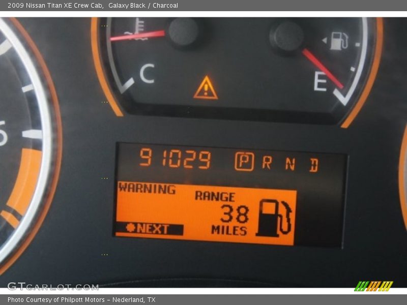 Galaxy Black / Charcoal 2009 Nissan Titan XE Crew Cab