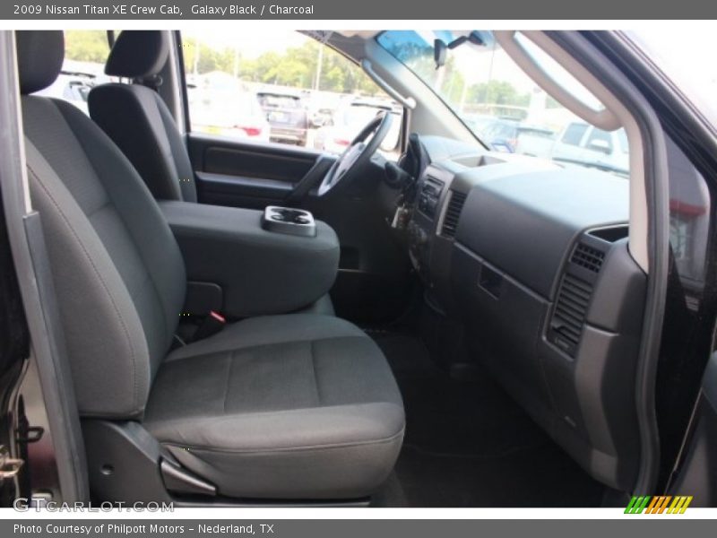 Galaxy Black / Charcoal 2009 Nissan Titan XE Crew Cab