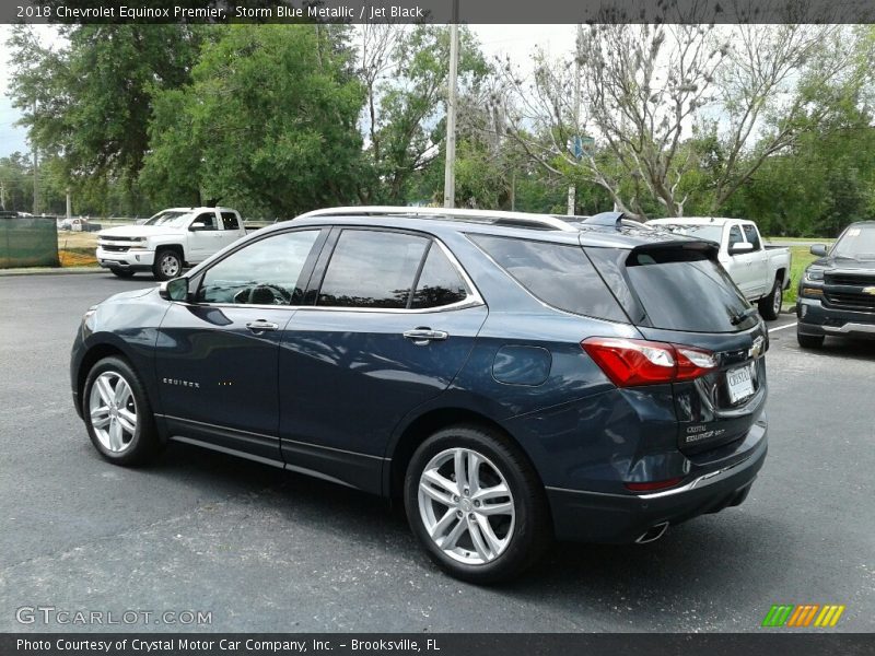 Storm Blue Metallic / Jet Black 2018 Chevrolet Equinox Premier