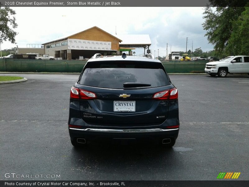 Storm Blue Metallic / Jet Black 2018 Chevrolet Equinox Premier