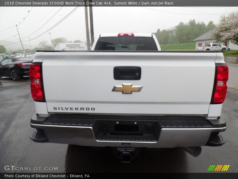 Summit White / Dark Ash/Jet Black 2018 Chevrolet Silverado 3500HD Work Truck Crew Cab 4x4