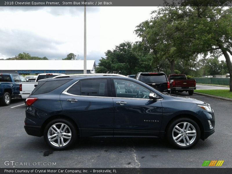 Storm Blue Metallic / Jet Black 2018 Chevrolet Equinox Premier