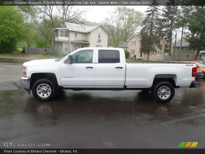 Summit White / Dark Ash/Jet Black 2018 Chevrolet Silverado 3500HD Work Truck Crew Cab 4x4