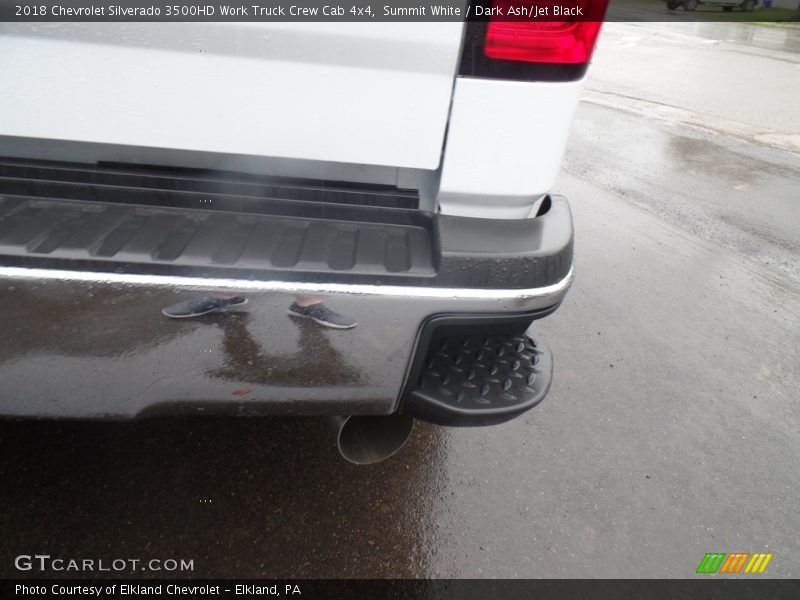 Summit White / Dark Ash/Jet Black 2018 Chevrolet Silverado 3500HD Work Truck Crew Cab 4x4